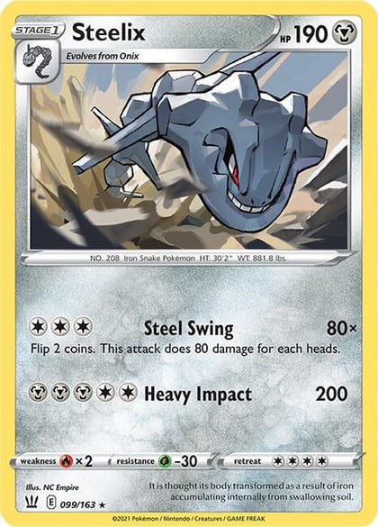 Steelix, SWSH05: Battle Styles 099/163