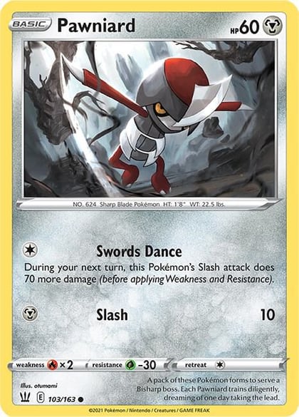 Pawniard, SWSH05: Battle Styles 103/163