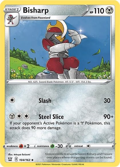 Bisharp, SWSH05: Battle Styles 104/163