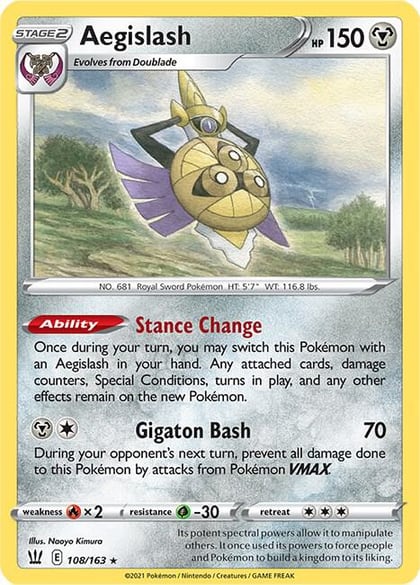 Aegislash (108), SWSH05: Battle Styles 108/163
