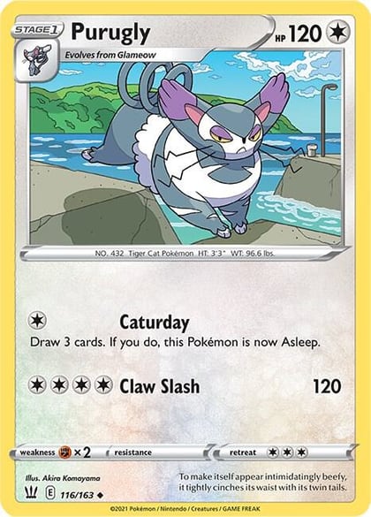 Purugly, SWSH05: Battle Styles 116/163