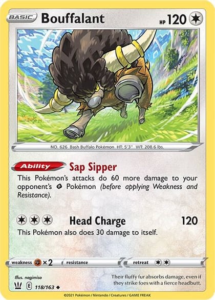 Bouffalant, SWSH05: Battle Styles 118/163