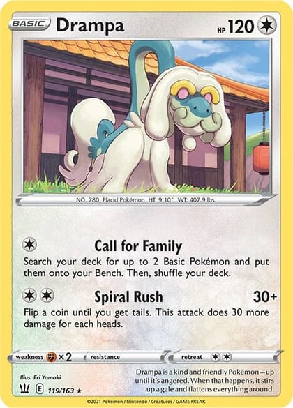 Drampa, SWSH05: Battle Styles 119/163
