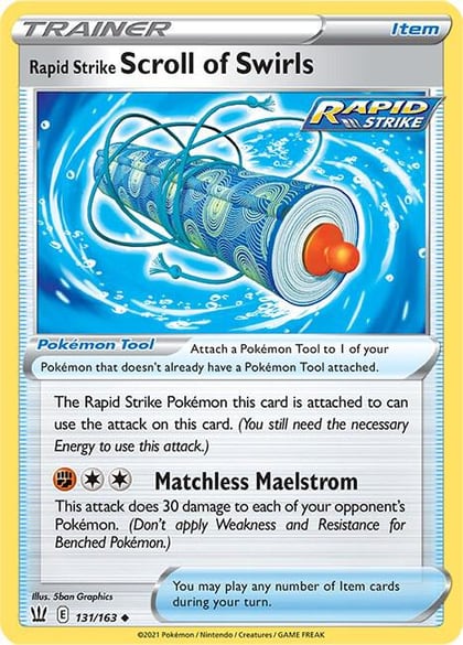 Rapid Strike Scroll of Swirls, SWSH05: Battle Styles 131/163
