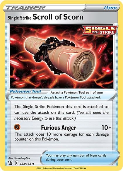 Single Strike Scroll of Scorn, SWSH05: Battle Styles 133/163