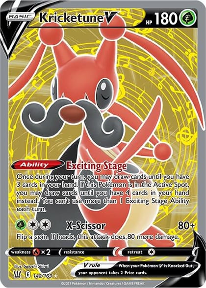 Kricketune V (Full Art), SWSH05: Battle Styles 142/163