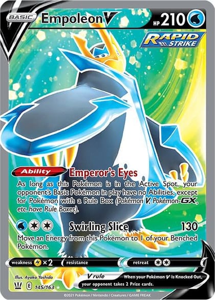 Empoleon V (Full Art), SWSH05: Battle Styles 145/163