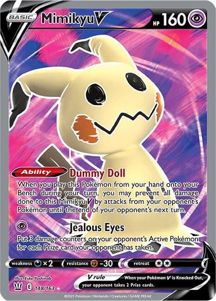 Mimikyu V (Full Art), SWSH05: Battle Styles 148/163
