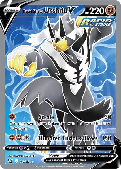 Rapid Strike Urshifu V (Full Art), SWSH05: Battle Styles 152/163