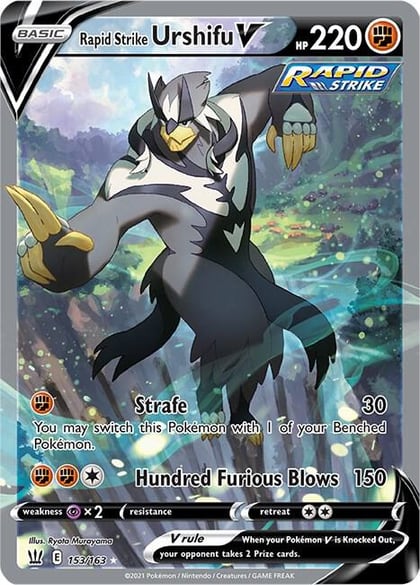 Rapid Strike Urshifu V (Alternate Full Art), SWSH05: Battle Styles 153/163