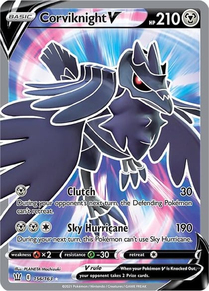 Corviknight V (Full Art), SWSH05: Battle Styles 156/163