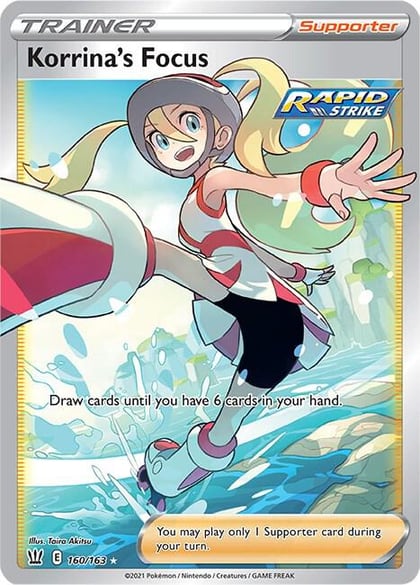 Korrina's Focus (Full Art), SWSH05: Battle Styles 160/163
