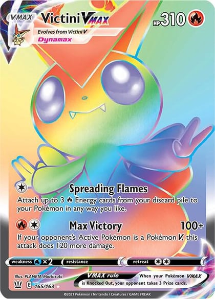 Victini VMAX (Secret), SWSH05: Battle Styles 165/163