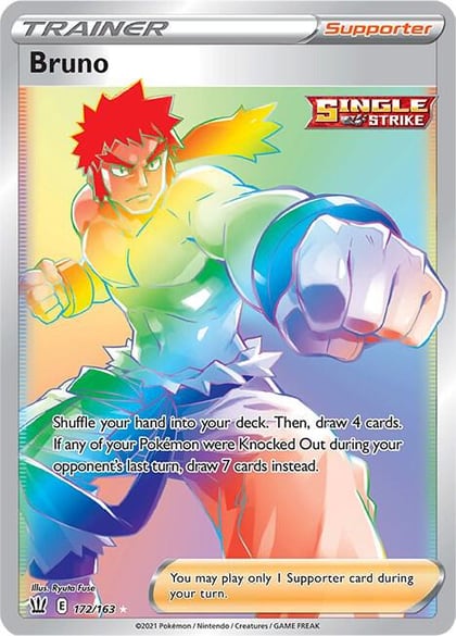 Bruno (Secret), SWSH05: Battle Styles 172/163