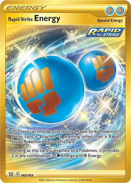Rapid Strike Energy (Secret), SWSH05: Battle Styles 182/163
