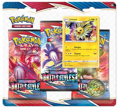Battle Styles 3 Pack Blister [Jolteon], SWSH05: Battle Styles P229282