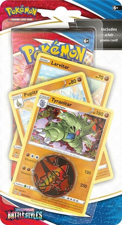 Battle Styles Premium Checklane Blister [Tyranitar], SWSH05: Battle Styles P230191
