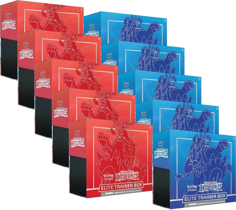 Battle Styles Elite Trainer Box Case, SWSH05: Battle Styles P235284