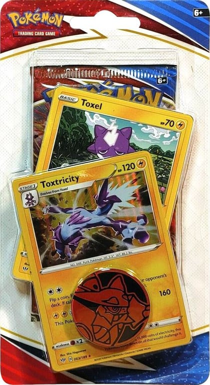 Battle Styles Premium Checklane Blister [Toxtricity], SWSH05: Battle Styles P236458