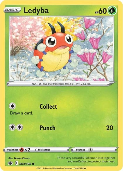 Ledyba, SWSH06: Chilling Reign 004/198