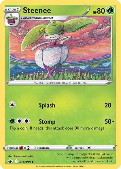 Steenee, SWSH06: Chilling Reign 014/198