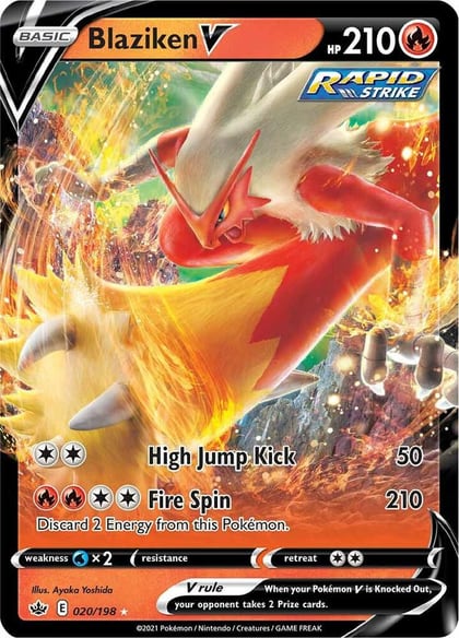 Blaziken V, SWSH06: Chilling Reign 020/198