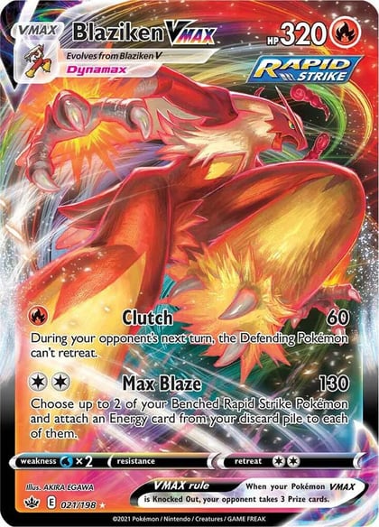 Blaziken VMAX, SWSH06: Chilling Reign 021/198