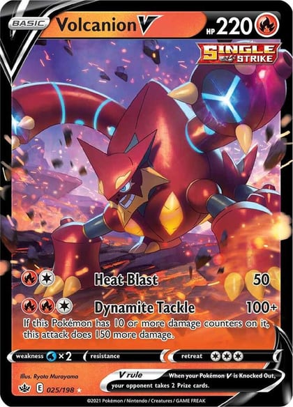 Volcanion V, SWSH06: Chilling Reign 025/198