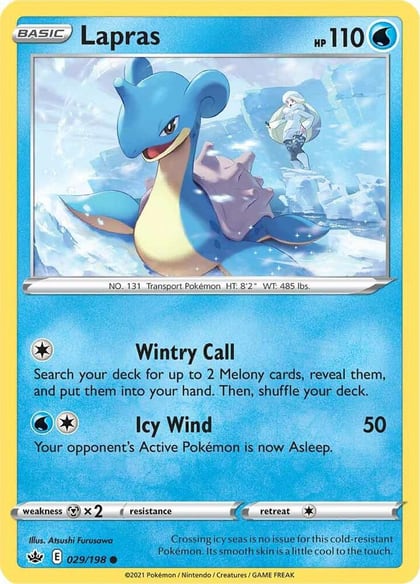 Lapras, SWSH06: Chilling Reign 029/198