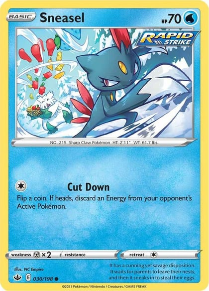 Sneasel, SWSH06: Chilling Reign 030/198
