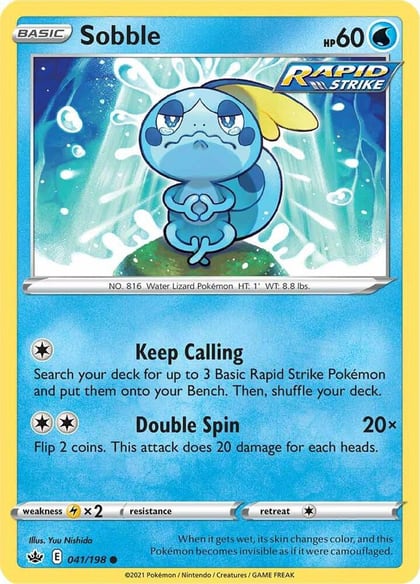Sobble, SWSH06: Chilling Reign 041/198