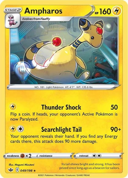 Ampharos, SWSH06: Chilling Reign 049/198