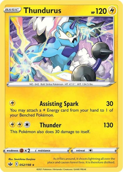 Thundurus, SWSH06: Chilling Reign 052/198