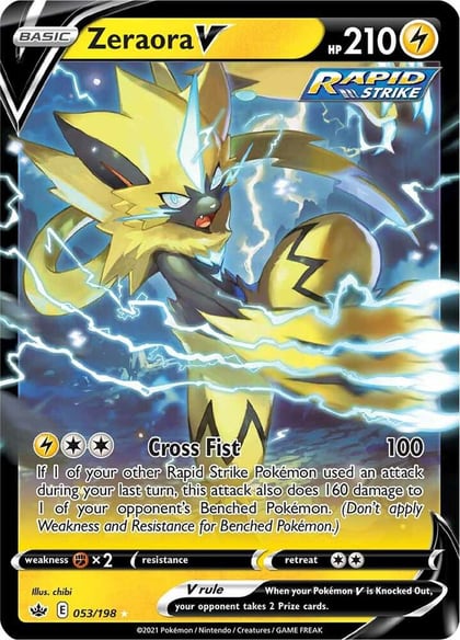 Zeraora V, SWSH06: Chilling Reign 053/198