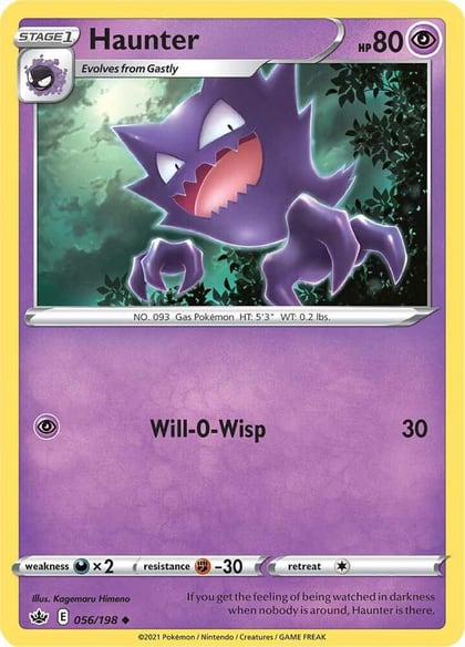 Haunter, SWSH06: Chilling Reign 056/198