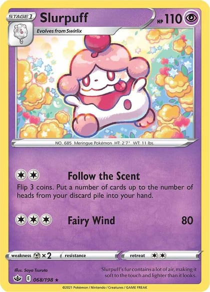 Slurpuff, SWSH06: Chilling Reign 068/198