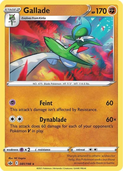 Gallade, SWSH06: Chilling Reign 081/198
