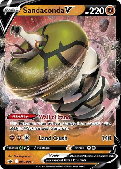 Sandaconda V, SWSH06: Chilling Reign 089/198