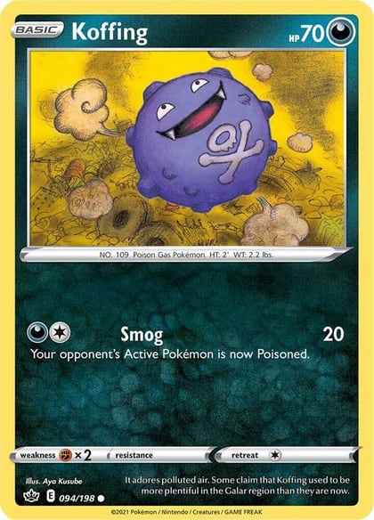 Koffing, SWSH06: Chilling Reign 094/198