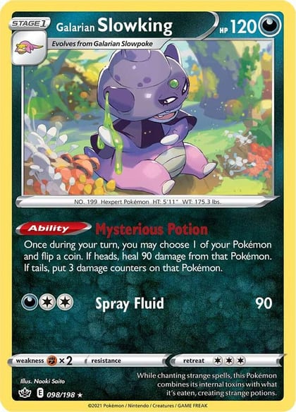 Galarian Slowking, SWSH06: Chilling Reign 098/198