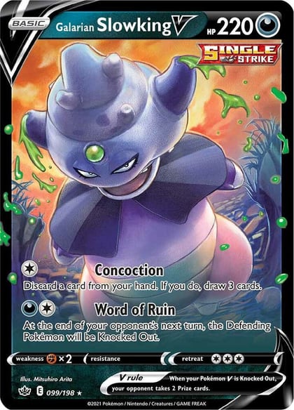 Galarian Slowking V, SWSH06: Chilling Reign 099/198