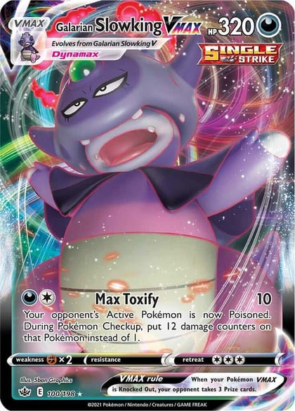 Galarian Slowking VMAX, SWSH06: Chilling Reign 100/198