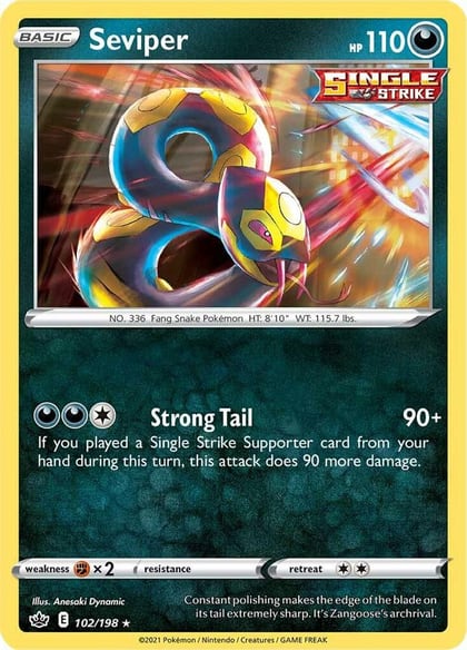 Seviper, SWSH06: Chilling Reign 102/198