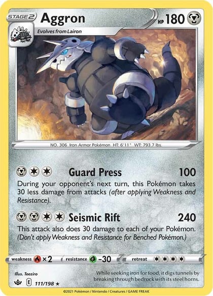 Aggron, SWSH06: Chilling Reign 111/198
