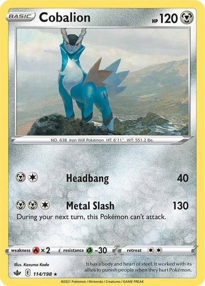 Cobalion, SWSH06: Chilling Reign 114/198