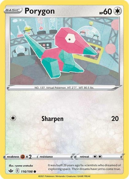 Porygon, SWSH06: Chilling Reign 116/198