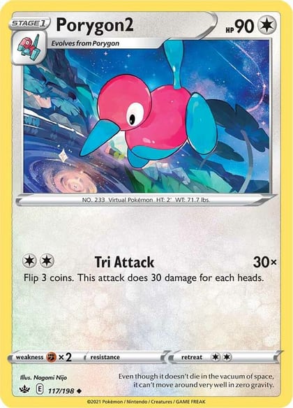 Porygon2, SWSH06: Chilling Reign 117/198