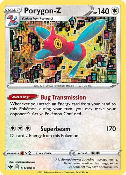 Porygon-Z, SWSH06: Chilling Reign 118/198