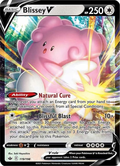 Blissey V, SWSH06: Chilling Reign 119/198