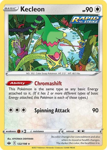 Kecleon, SWSH06: Chilling Reign 122/198